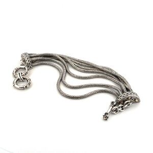 Benham Jewelry Company 925 Sterling silver and 18K gold accent bracelet 62.5g